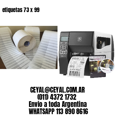 etiquetas 73 x 99