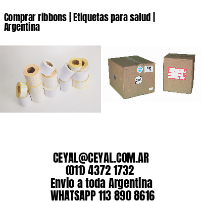 Comprar ribbons | Etiquetas para salud | Argentina