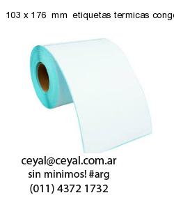 103 x 176  mm  etiquetas termicas congelados