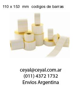 110 x 153  mm  codigos de barras