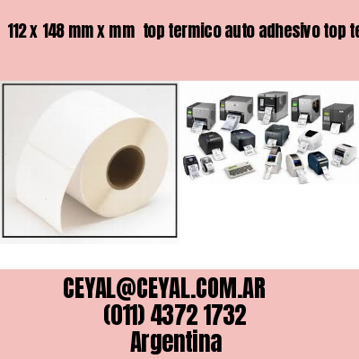 112 x 148 mm x mm  top termico auto adhesivo top termico adesivo