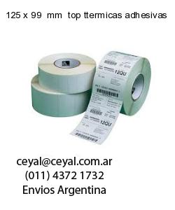 125 x 99  mm  top ttermicas adhesivas