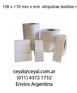 128 x 176 mm x mm  etiquetas textiles ropa