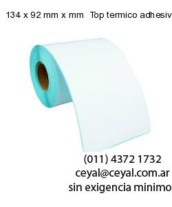 134 x 92 mm x mm  Top termico adhesivo