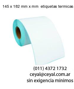 145 x 182 mm x mm  etiquetas termicas
