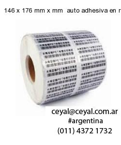 146 x 176 mm x mm  auto adhesiva en rollo