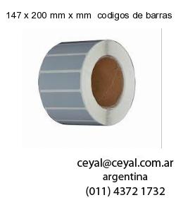 147 x 200 mm x mm  codigos de barras