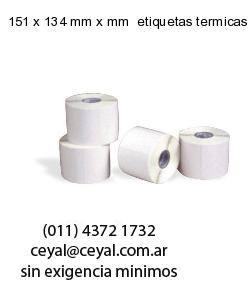 151 x 134 mm x mm  etiquetas termicas congelados