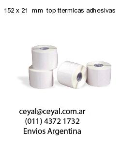 152 x 21  mm  top ttermicas adhesivas