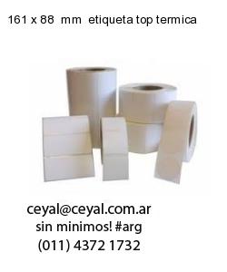 161 x 88  mm  etiqueta top termica