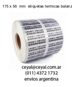 175 x 56  mm  etiquetas termicas balanzas