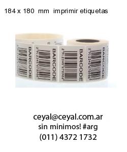 184 x 180  mm  imprimir etiquetas