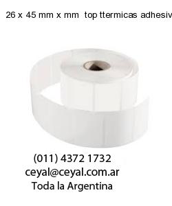 26 x 45 mm x mm  top ttermicas adhesivas