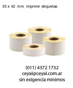 35 x 42  mm  imprimir etiquetas