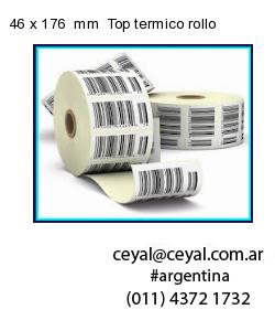 46 x 176  mm  Top termico rollo