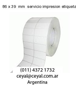 86 x 39  mm  servicio impresion etiquetas ilustracion