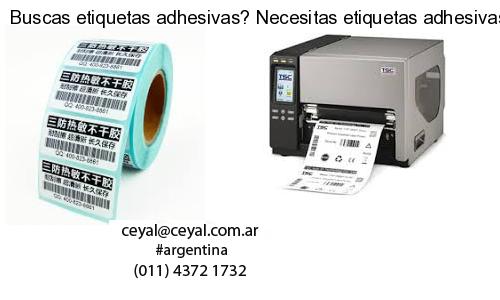 Buscas etiquetas adhesivas? Necesitas etiquetas adhesivas? Necesitas impirmir etiquetas adhesivas