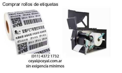 Comprar rollos de etiquetas