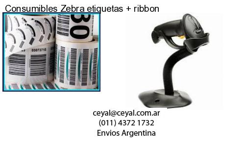 Consumibles Zebra etiquetas ribbon