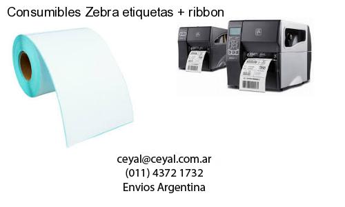 Consumibles Zebra etiquetas   ribbon