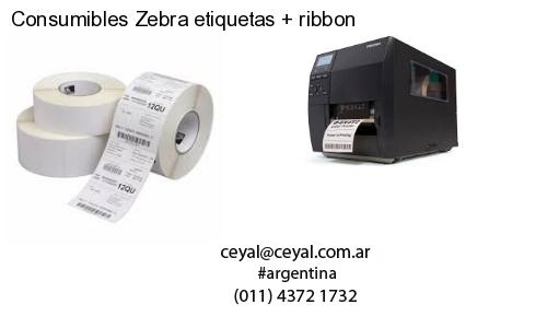 Consumibles Zebra etiquetas ribbon