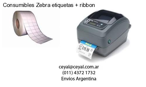 Consumibles Zebra etiquetas ribbon