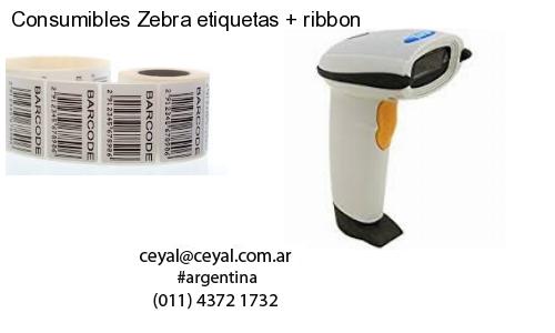 Consumibles Zebra etiquetas ribbon