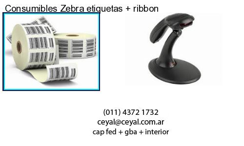 Consumibles Zebra etiquetas ribbon