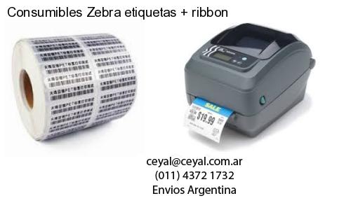 Consumibles Zebra etiquetas   ribbon