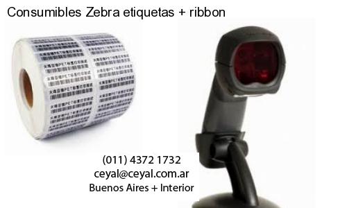 Consumibles Zebra etiquetas ribbon