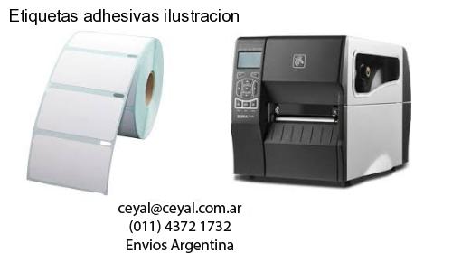 Etiquetas adhesivas ilustracion