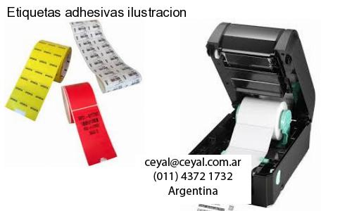 Etiquetas adhesivas ilustracion
