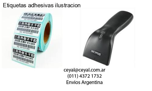 Etiquetas adhesivas ilustracion