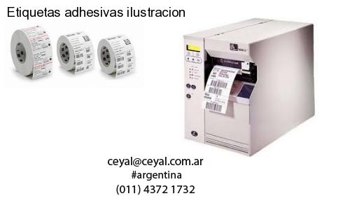 Etiquetas adhesivas ilustracion