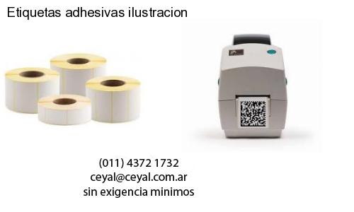 Etiquetas adhesivas ilustracion
