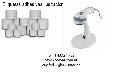 Etiquetas adhesivas ilustracion