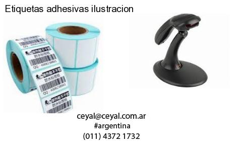Etiquetas adhesivas ilustracion