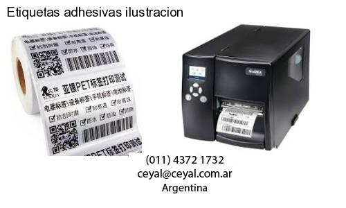 Etiquetas adhesivas ilustracion