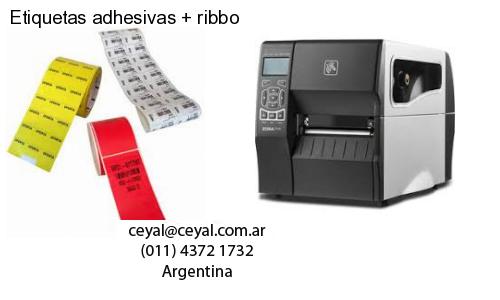 Etiquetas adhesivas ribbo