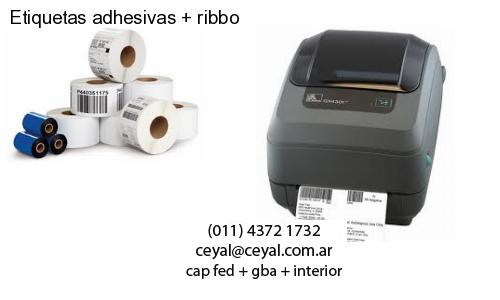 Etiquetas adhesivas   ribbo