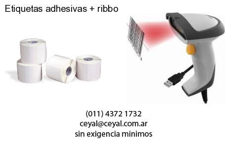 Etiquetas adhesivas ribbo