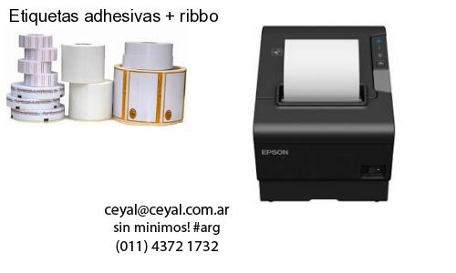 Etiquetas adhesivas ribbo