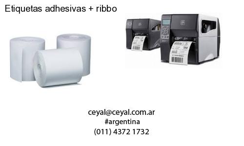 Etiquetas adhesivas ribbo