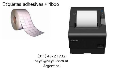 Etiquetas adhesivas ribbo