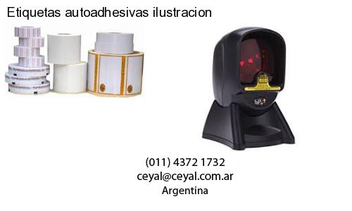 Etiquetas autoadhesivas ilustracion