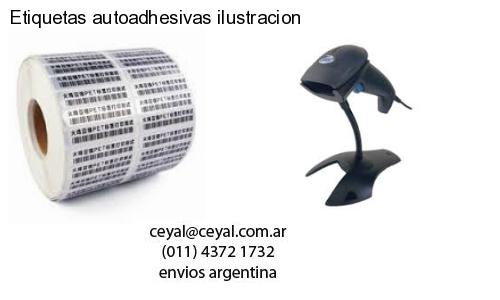 Etiquetas autoadhesivas ilustracion