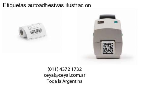 Etiquetas autoadhesivas ilustracion