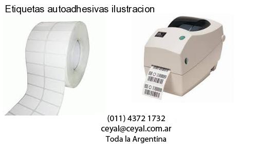Etiquetas autoadhesivas ilustracion