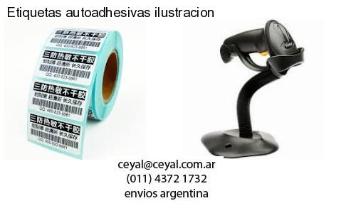 Etiquetas autoadhesivas ilustracion