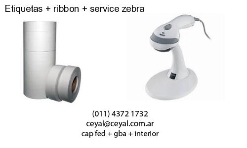 Etiquetas   ribbon   service zebra